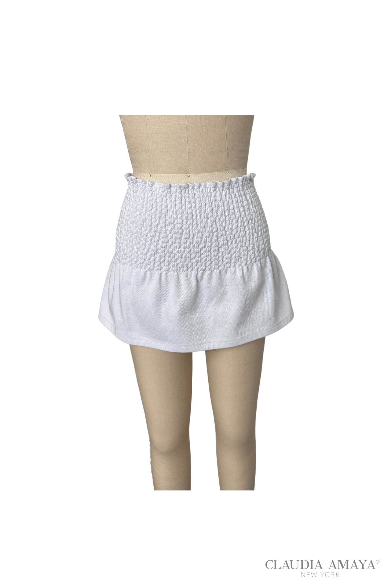 Blanca Smocked Mini Skirt