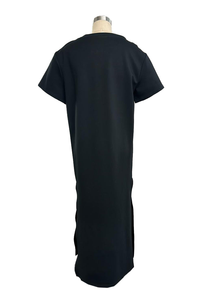 Maxi T-Shirt Dress With Side Slits