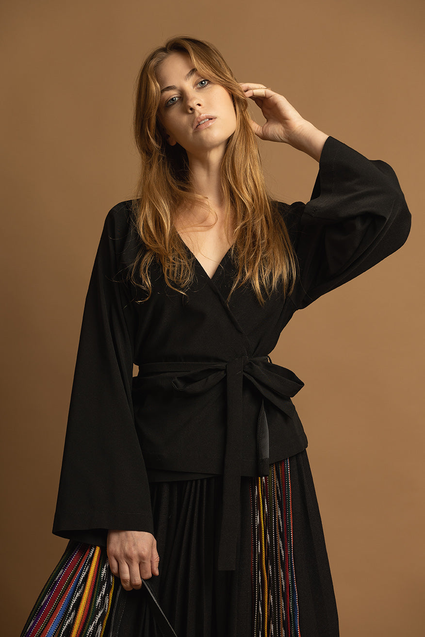 Kimono Wrapped Jacket
