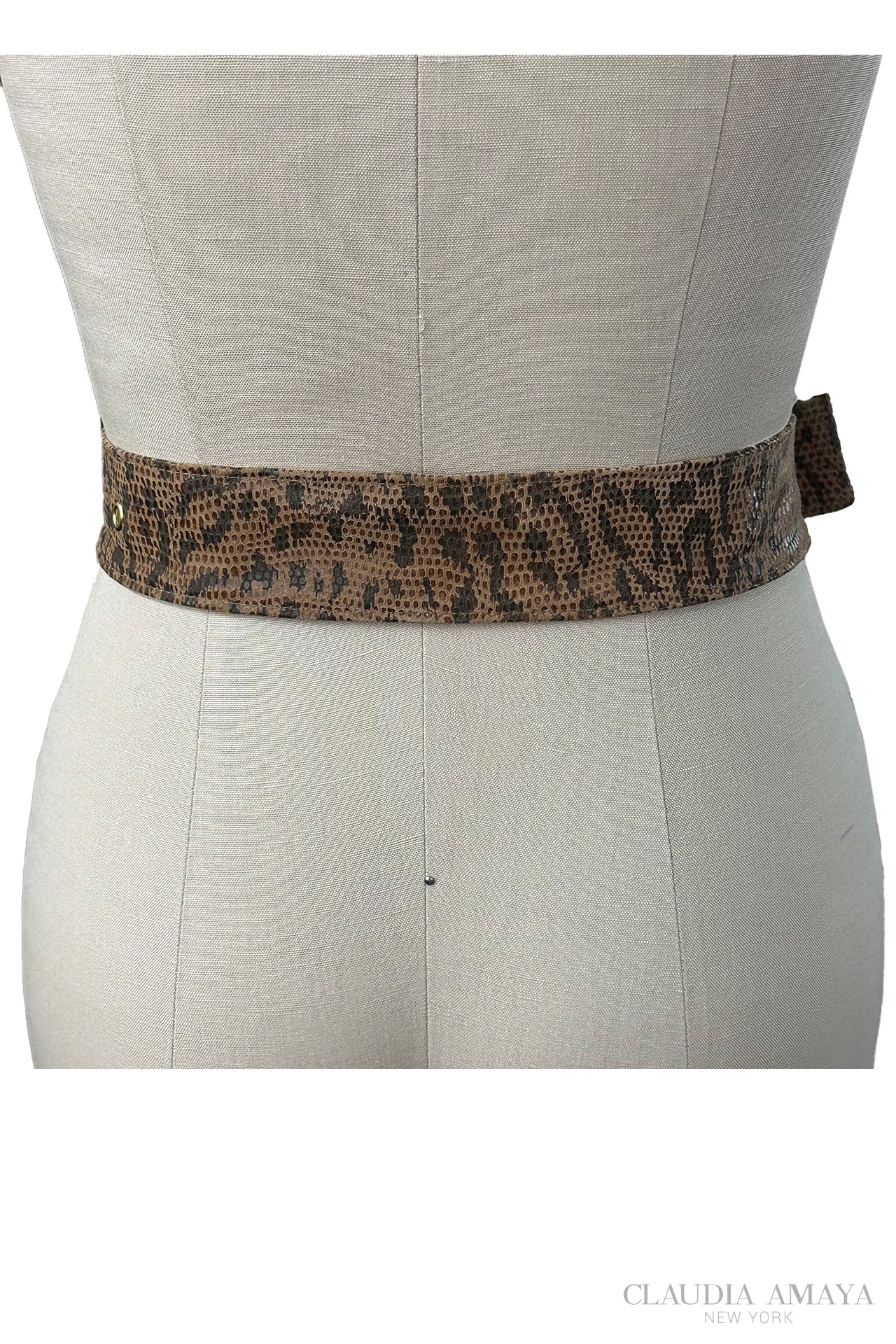 Lêopard Print Belt