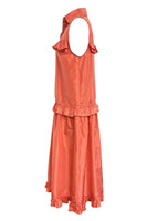 Peony Silk Taffeta Sleeveless Maxi Dress