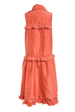 Peony Silk Taffeta Sleeveless Maxi Dress