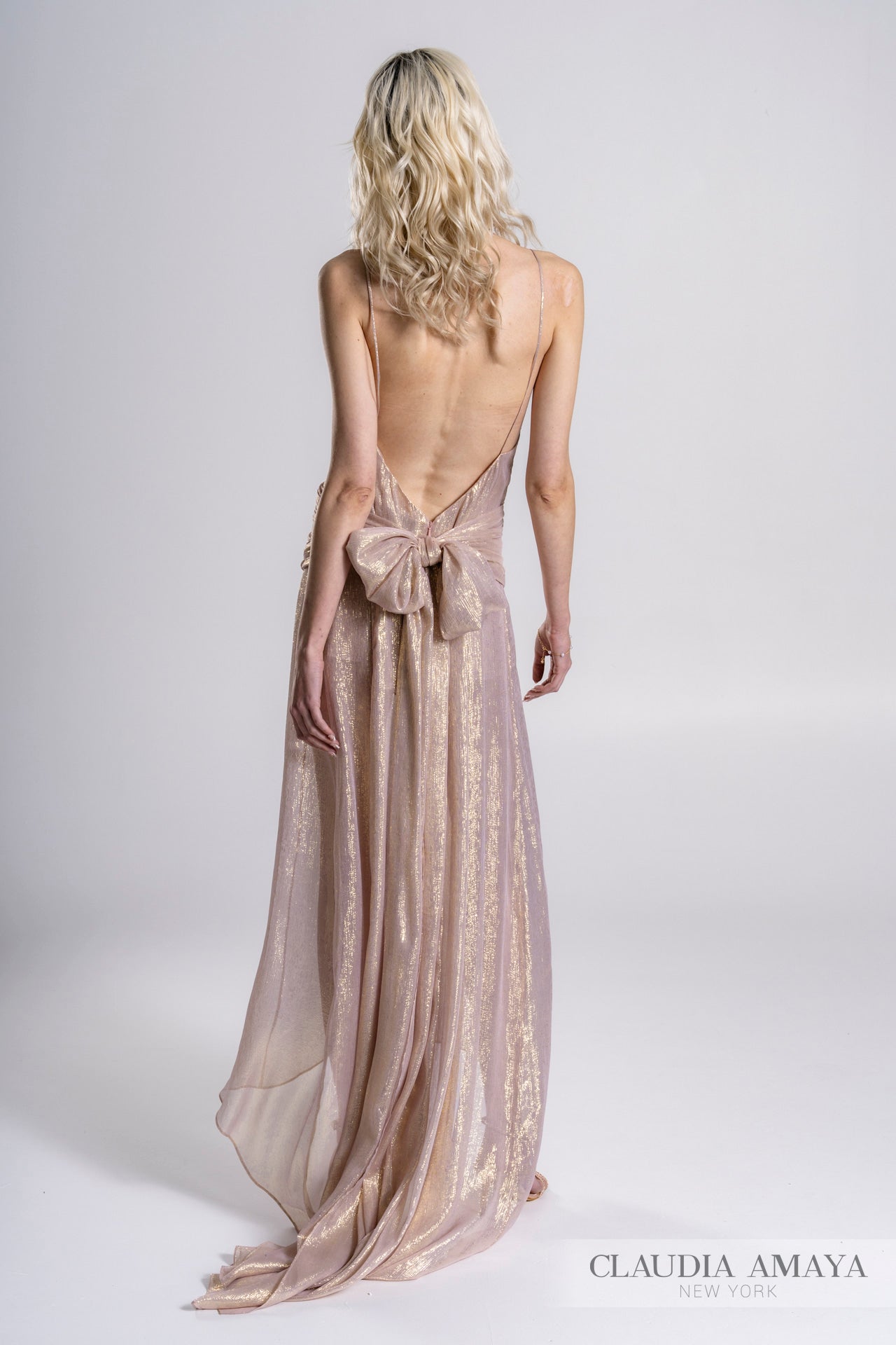silk madison dress Madison Butterfly Sleeved 100% Silk Gown