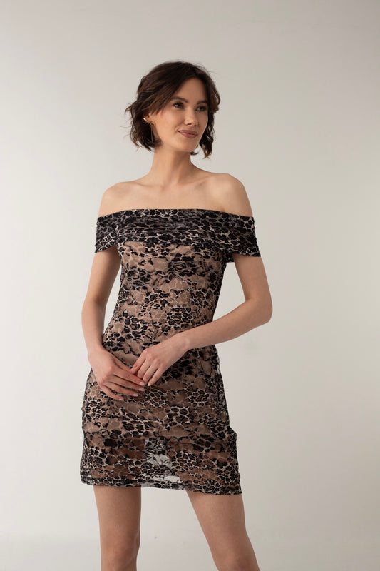 Yvonne Off Shoulder Mini Dress