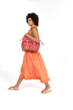Peony Silk Taffeta Sleeveless Maxi Dress