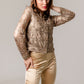 Gold Lace Trucker Jacket