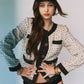 White  & Black Tweed Jacket
