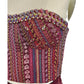 Hydrangea corset and mini skirt set