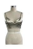 Gold Cropped Top
