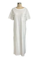 Maxi T-Shirt Dress With Side Slits