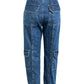 Stretch Wash Denim Cargo Pants