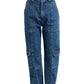 Stretch Wash Denim Cargo Pants