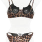 Center Front Cut Out Bikini Top