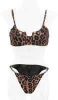 Center Front Cut Out Bikini Top