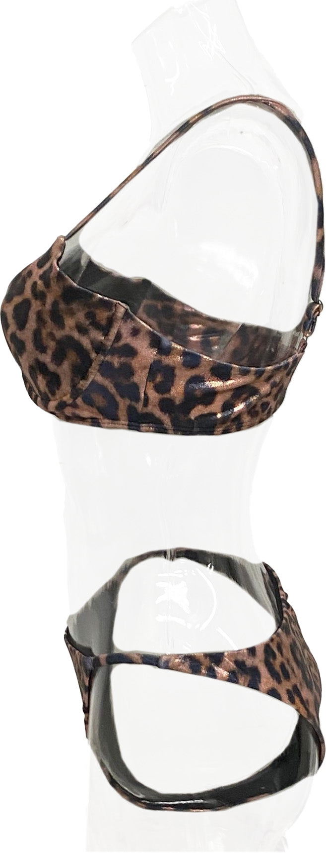 Center Front Cut Out Bikini Top