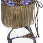 Triangle Bikini Top With Fringe Trim
