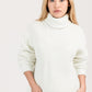 Oversized Ribbed Turtleneck Sweater