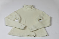 Oversized Ribbed Turtleneck Sweater