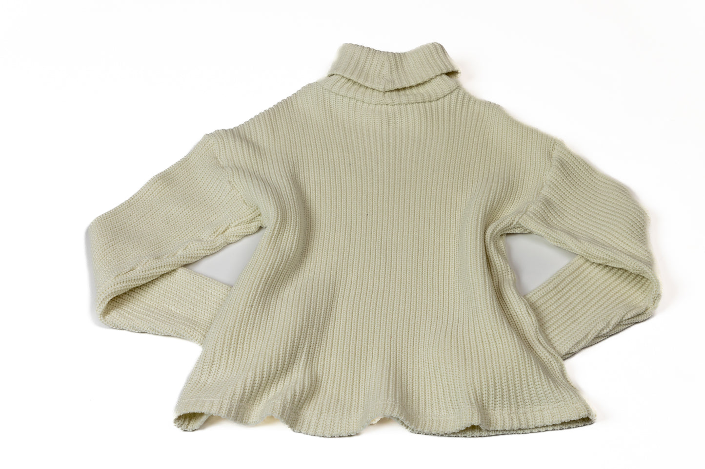 Oversized Ribbed Turtleneck Sweater