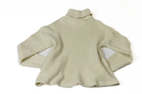 Oversized Ribbed Turtleneck Sweater