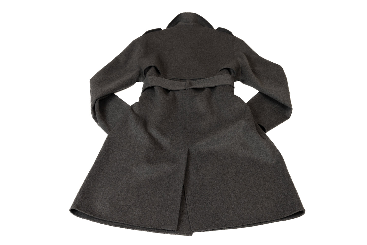 Oversized Wool Silk Trench Coat