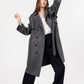 Oversized Wool Silk Trench Coat