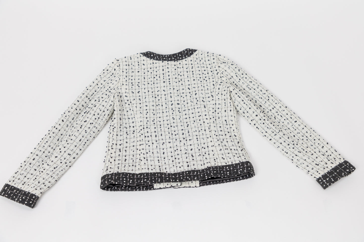 White  & Black Tweed Jacket