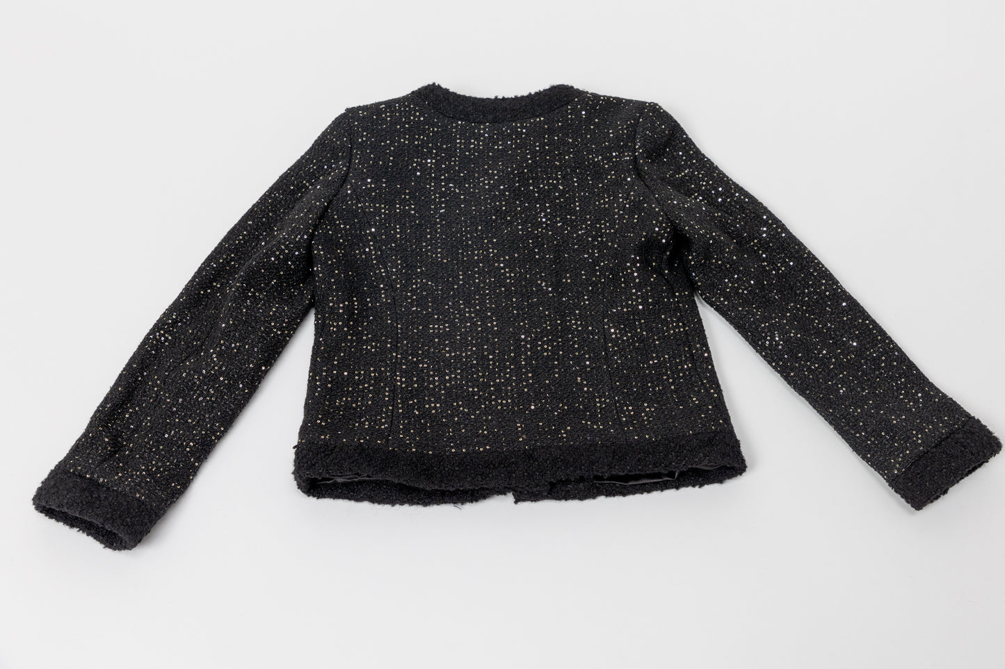 Black & Gold Tweed Jacket