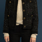Black & Gold Tweed Jacket