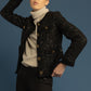 Black & Gold Tweed Jacket