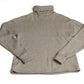 Brushed Double Knit Oversized Turtleneck Sweater