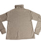 Brushed Double Knit Oversized Turtleneck Sweater