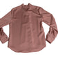 Silk Bow Tie Cuffed Long Sleeve Shirt