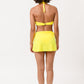 Ruched Mini Skirt Cover Up