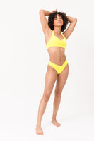 V Front High Waist Bikini Bottom