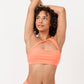 Asymmetrical One Shoulder Strap Swim Bralette Top