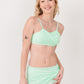 Ruched Front Bikini Top