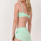 Ruched Mini Skirt Cover Up