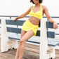 Ruched Mini Skirt Cover Up