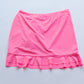 Drawstring Ruched, Ruffle Hem Skirt Cover Up
