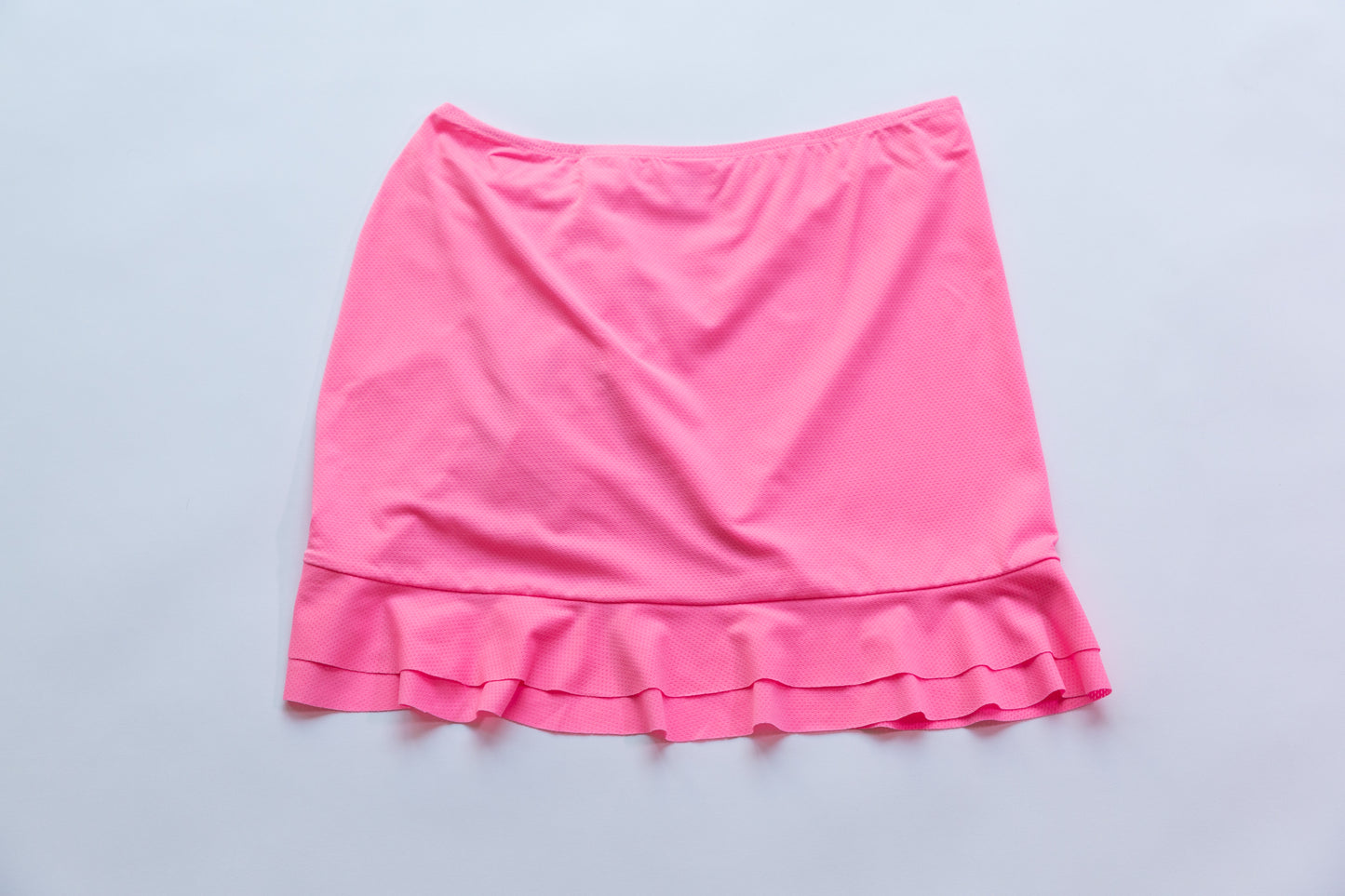 Drawstring Ruched, Ruffle Hem Skirt Cover Up