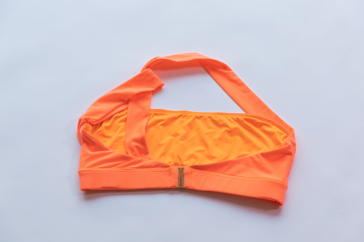 Asymmetrical One Shoulder Strap Swim Bralette Top