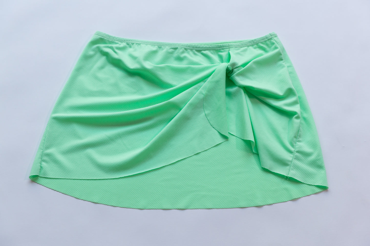 Ruched Mini Skirt Cover Up