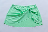 Ruched Mini Skirt Cover Up