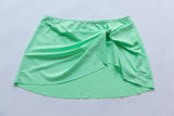 Ruched Mini Skirt Cover Up