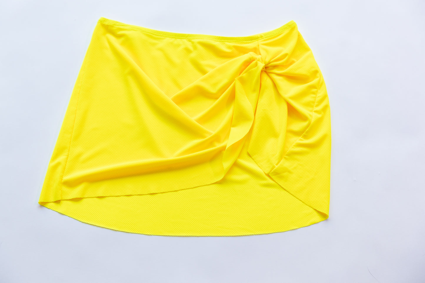 Ruched Mini Skirt Cover Up