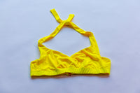 Draped Front, Halter Neck Bikini Top