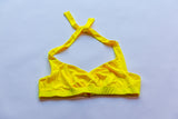 Draped Front, Halter Neck Bikini Top